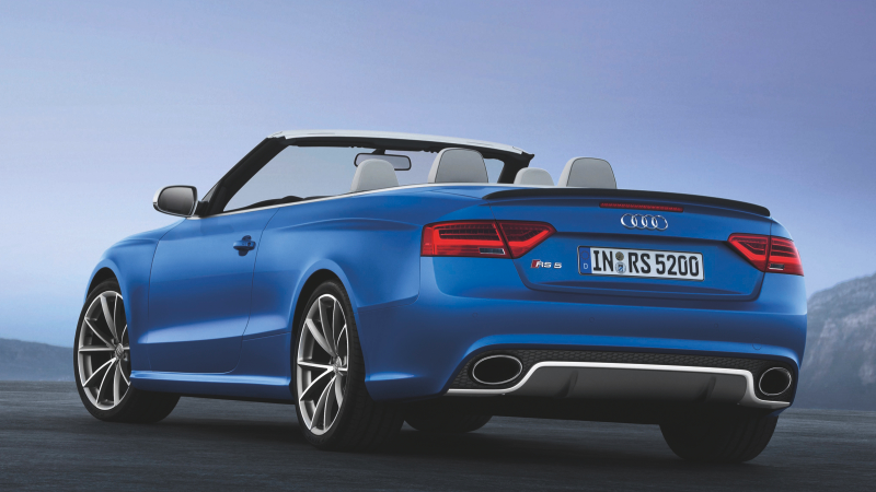 Illustration for article titled Audi's RS5 Convertible Arrives Just In Time For Winter